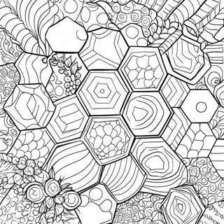 Hexagonmonster Farglaggningssida 48654-40414