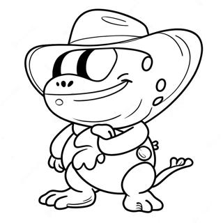 Sheriff Toadster Målarbilder