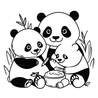 Panda Familj Farglaggningssida 48874-40602