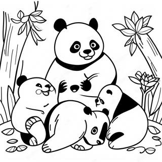 Panda Familj Farglaggningssida 48874-40604