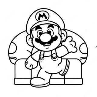 Mario Among Us Malarbild 49104-40778