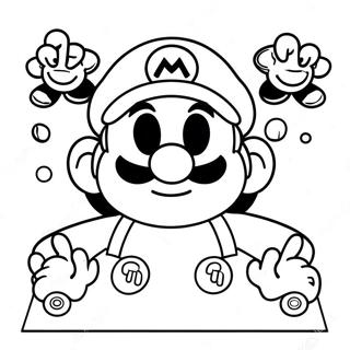 Mario Among Us Malarbild 49104-40780