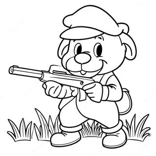 Elmer Fudd Malarbild 49304-40939