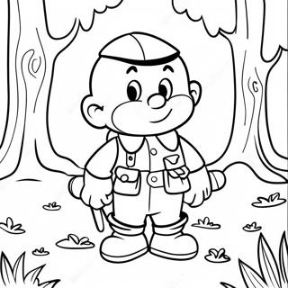 Elmer Fudd I Skogen Malarbild 49305-40966