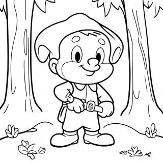 Elmer Fudd I Skogen Malarbild 49305-40968