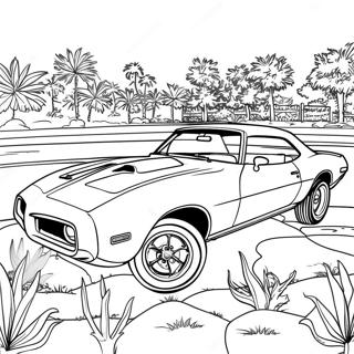 Pontiac Firebird Klassisk Malarbild 49364-40983