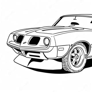 Pontiac Firebird Klassisk Malarbild 49364-41184