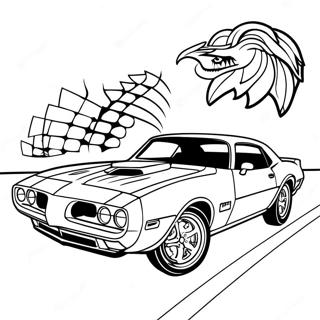 Pontiac Firebird Racing Malarbild 49365-40993