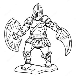 Oradd Gladiator I Strid Malarbild 49445 41264