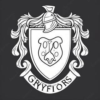 Gryffindor Hus Emblem Malarbild 49455-41050