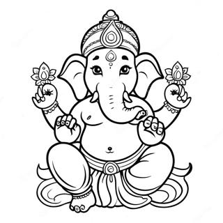 Ganesha Malarbild 49814-41546