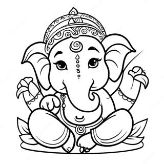 Ganesha Malarbild 49814-41548