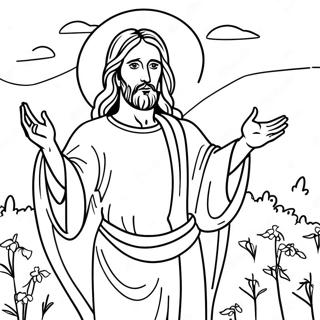 Folj Jesus Malarbild 49844-41574