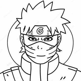 Kakashi Hatake Med Sharingan Malarbok 50105-41786