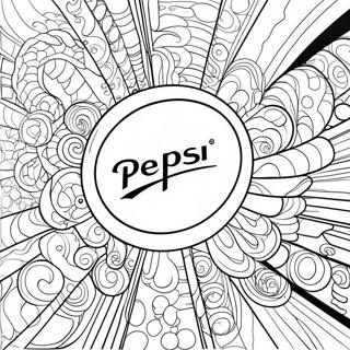 Pepsi Logotyp Malarbild 50254-41914