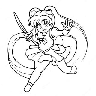 Sailor Venus I Aktion Malarbild 50265-41907