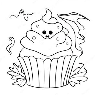 Spooky Halloween Cupcake Farglaggningssida 50315-41955