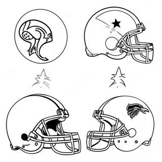 Nfl Logotyper Malarbild 5062-4058