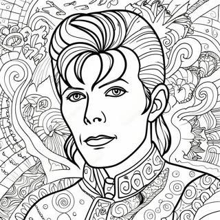 David Bowie Malarbild 50794-42321