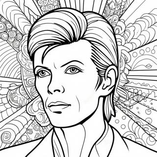 David Bowie Malarbild 50794-42323