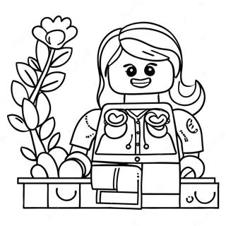 Flicka Lego Malarbild 50834-42351