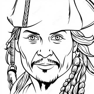 Piraterna Fran Karibien Johnny Depp Malarbild 50955-42460