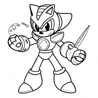 Metal Sonic Målarbilder