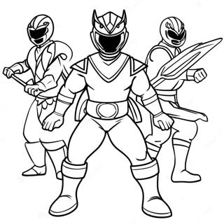 Power Rangers Samurai Målarbilder