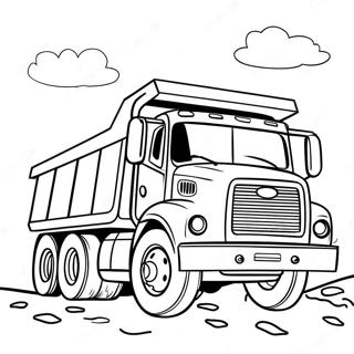 Dump Truck Målarbilder