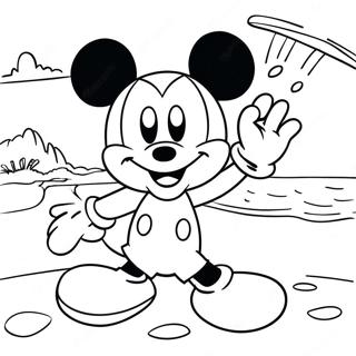 Mickey Mouse Strandkul Malarbild 51345-42766