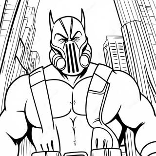 Bane I Gotham City Malarbild 51365-42784