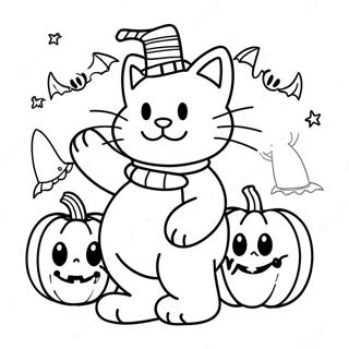 Garfield Halloween Malarbild 51434-42846