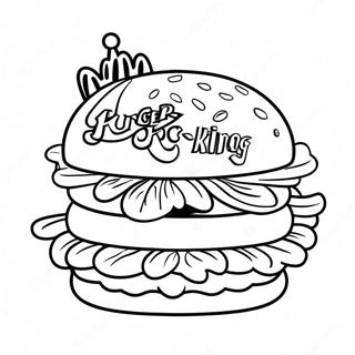 Burger King Logotyp Malarbok 51484-42874