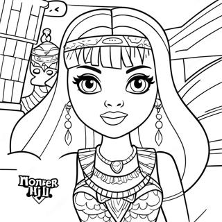 Monster High Cleo De Nile Malarbild 51644-43004