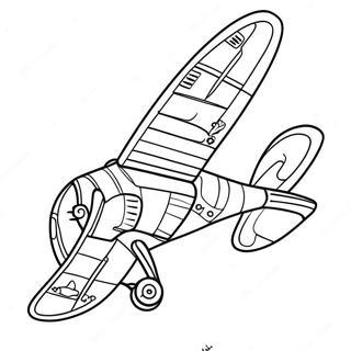 Dusty Crophopper Flyger Hogt Farglaggningssida 51785-43117