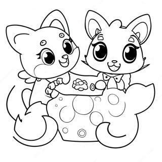 Sota Jewelpet Vanner Malarbild 52086-43358