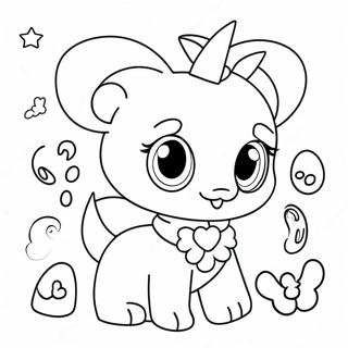 Sota Jewelpet Vanner Malarbild 52086-43359