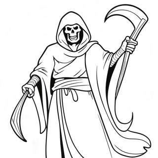 Demon Grim Reaper Malarbild 52135-43392