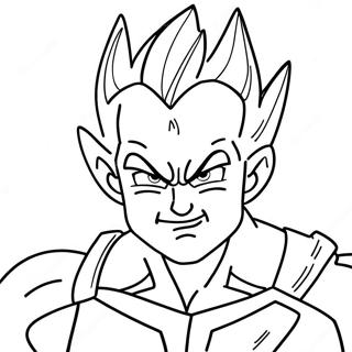 Majin Vegeta Målarbilder