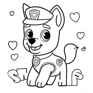 Paw Patrol Alla Hjartans Dag Malarbok 52346-43546