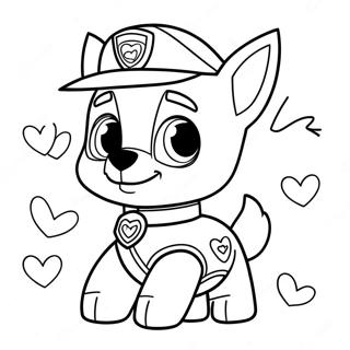 Paw Patrol Alla Hjartans Dag Malarbok 52346-43547