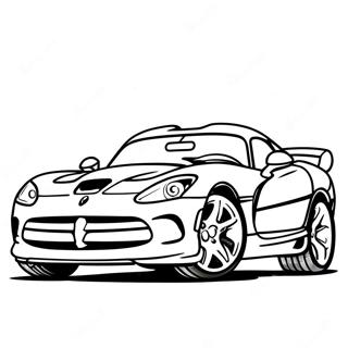 Dodge Viper Sportbil Malarbok 52446-43627