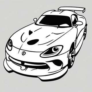 Dodge Viper I Rorelse Malarbok 52447-43630