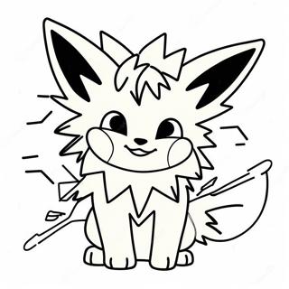 Jolteon Med Elektriska Gnistor Malarbok 52497-43671