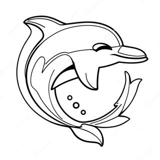 Miami Dolphins Logga Malarbild 5262-4218