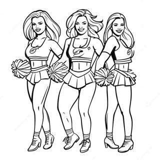 Miami Dolphins Cheerleaders Malarbild 5263-4221