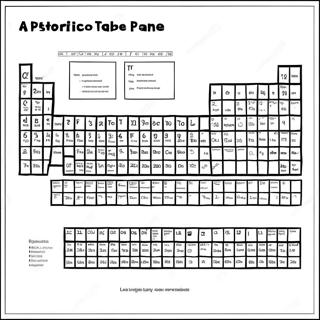 Fargglad Periodisk Systemet Aktivitet Malarbild 52717-43847