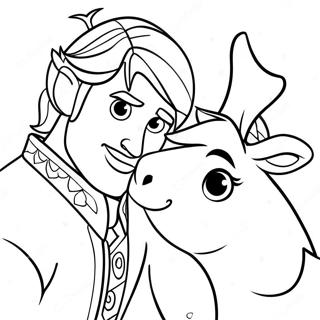 Kristoff Och Sven Målarbilder