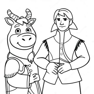 Kristoff Och Sven Malarbild 52786-43898