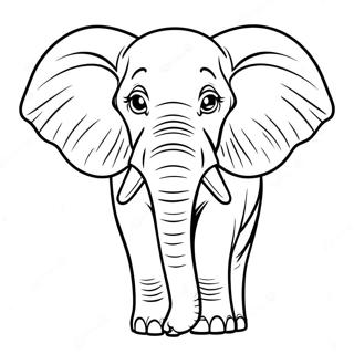 Afrikansk Elefant Malarbild 53086-44137